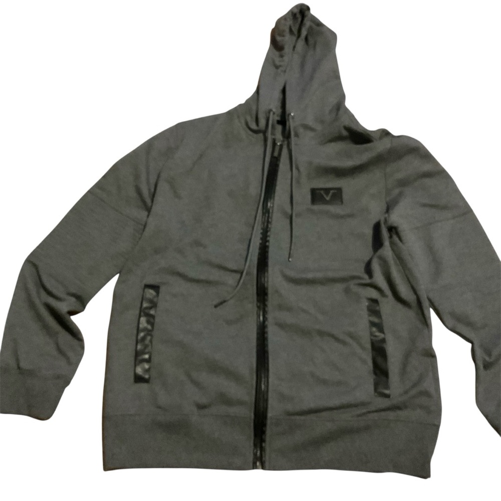 1969 V Italia Versace Abbigliamento sport Gray Hoodie‎ Sweater